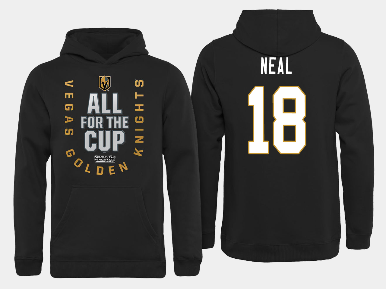 Men NHL Vegas Golden Knights #18 Neal All for the Cup hoodie